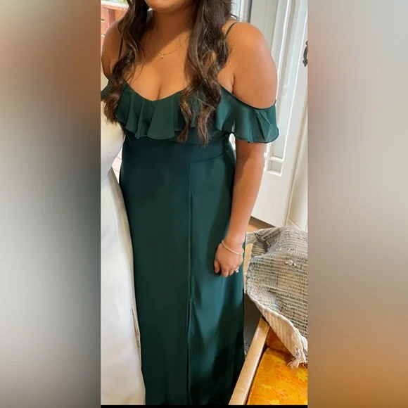 Soieblu | Dresses | Emerald Green Bridesmaidwedding Guest Dress | Poshmark